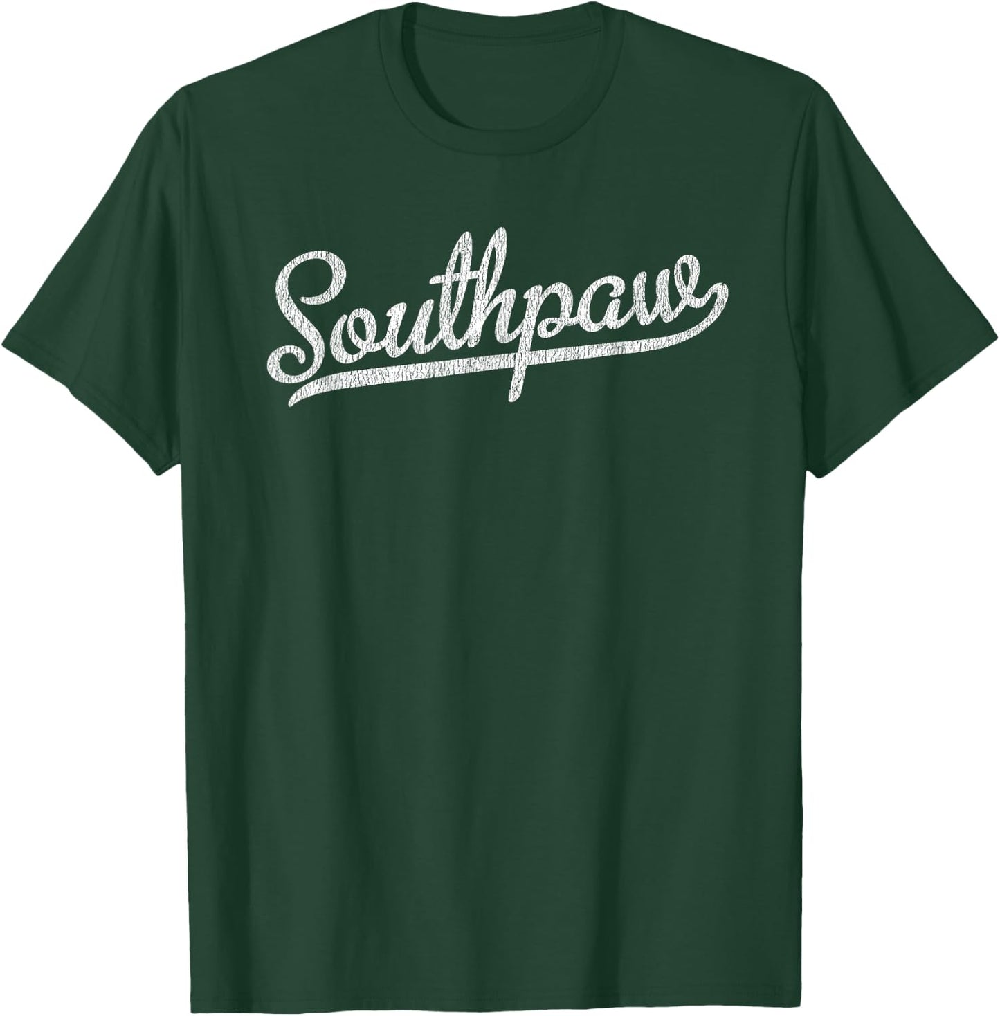 Southpaw Baseball Shirt Left Handed Gift T-Shirt - T-Shirt | Forest