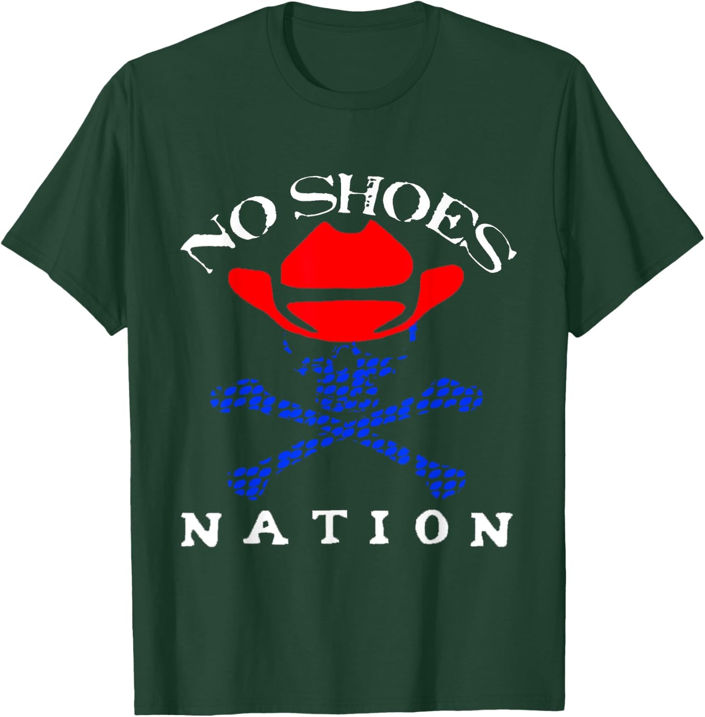 Funny Sayings Shoes,No Shoes No Nation Gifts T-Shirt - T-Shirt | Forest