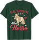 Real Happiness Is A Mini Horse Lover Equestrian Rider T-Shirt - T-Shirt | Forest