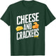 Vintage Crackers and Cheese Halloween Couple Design T-Shirt - T-Shirt | Forest
