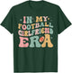 In My Football Girlfriend Era Retro Groovy Football Black, Multicolor Small -Adults T-Shirt - T-Shirt | Forest