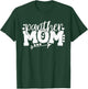 Panther Mom School Sports Fan Team Spirit Arrow T-Shirt - T-Shirt | Forest