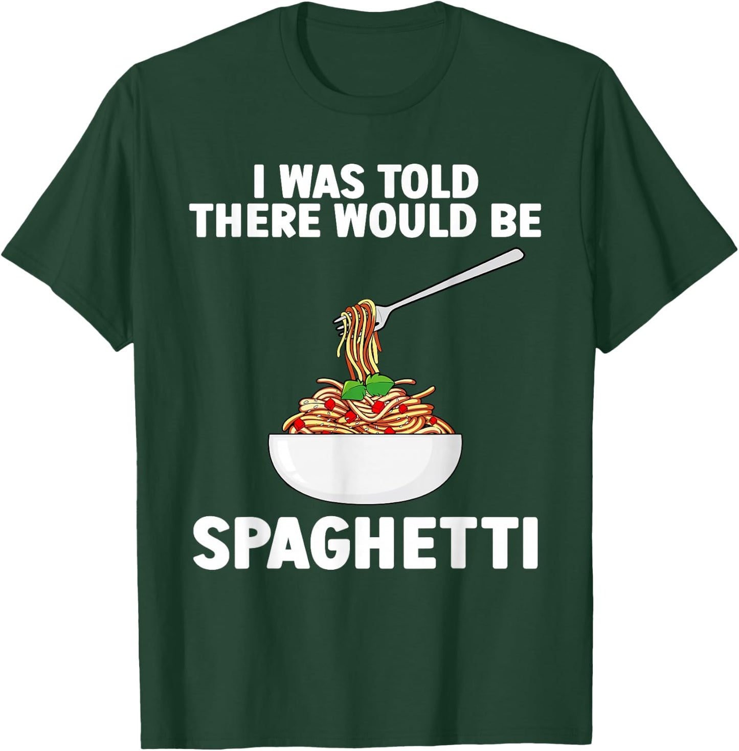Cool Spaghetti Art Women Italian Foodie Pasta Lover T-Shirt - T-Shirt | Forest