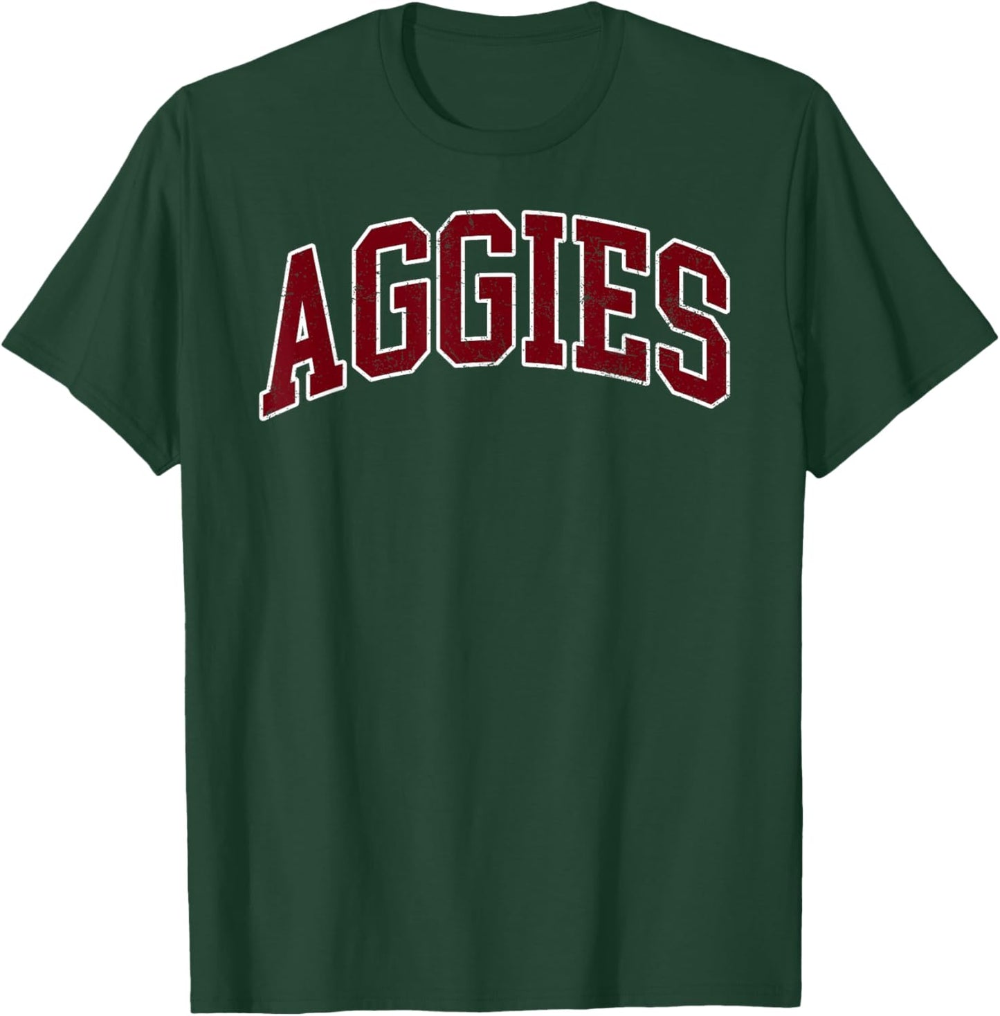 Retro Personalized Aggies-Red T-Shirt - T-Shirt | Forest