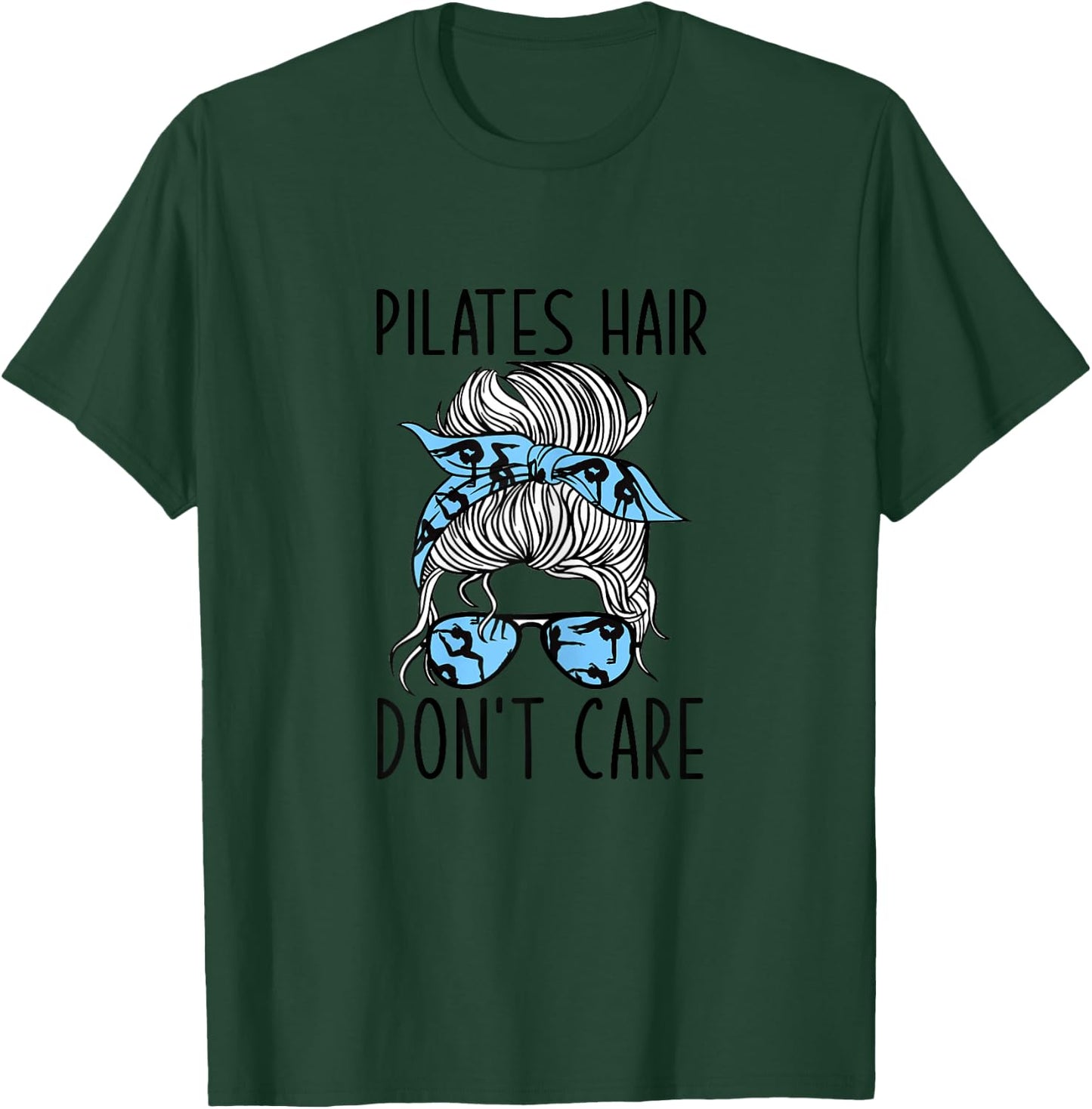 Meditation Pilates Instructor Graphic Design Pilates T-Shirt - T-Shirt | Forest