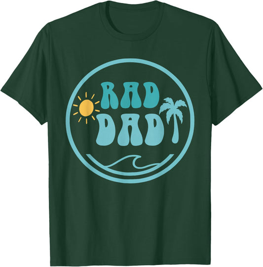 Rad Dad The Big One 1st Birthday Surf Family Matching T-Shirt - T-Shirt | Forest