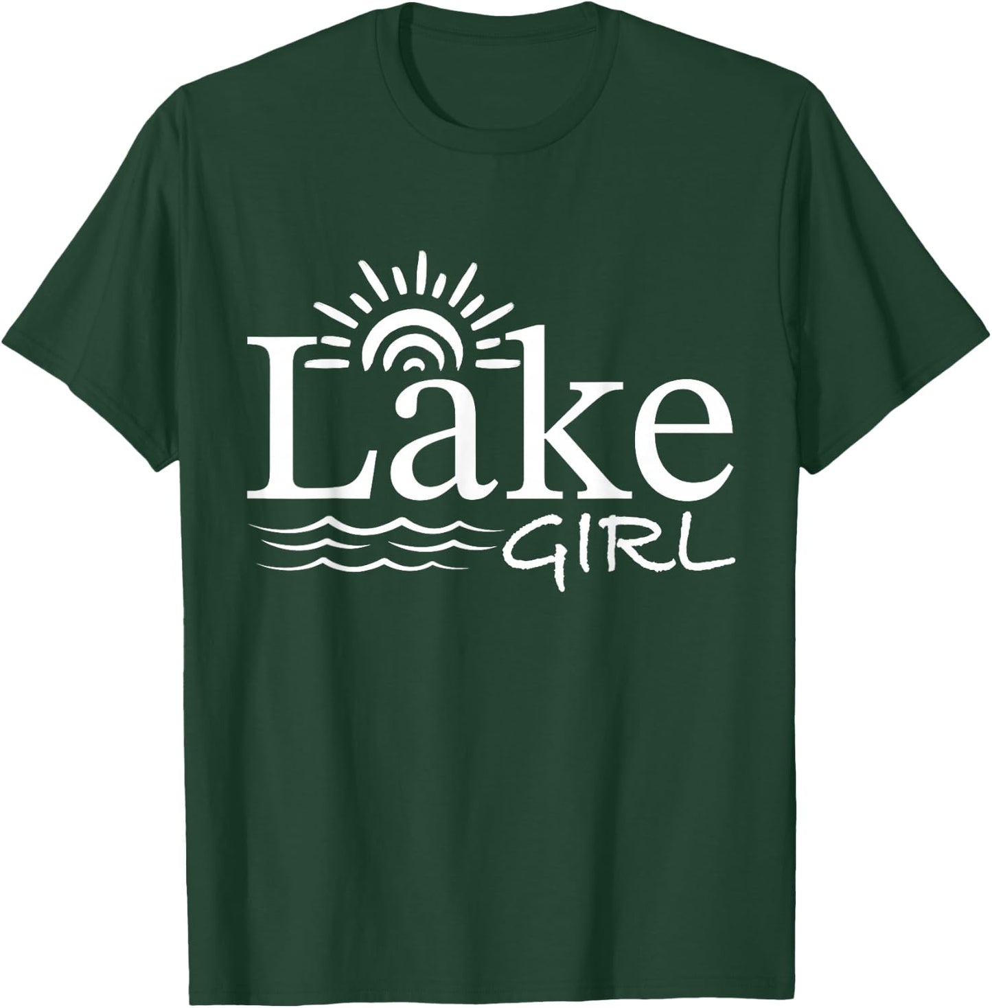 Vintage Lake Girl Lake Life T-Shirt - T-Shirt | Forest