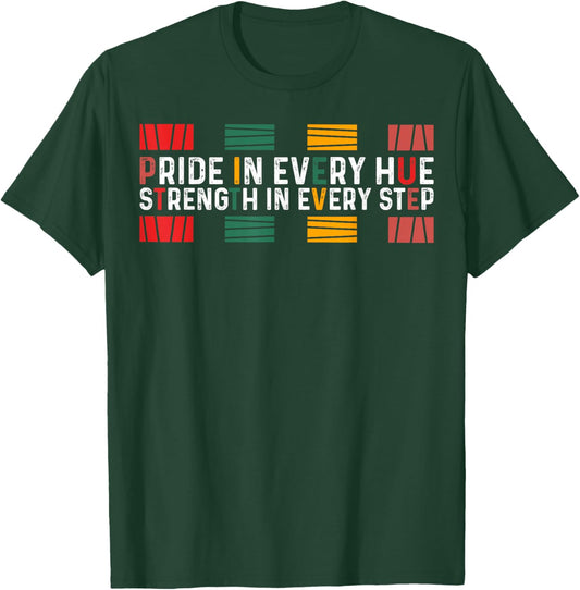 African American Country Celebration Black History Month T-Shirt - T-Shirt | Forest