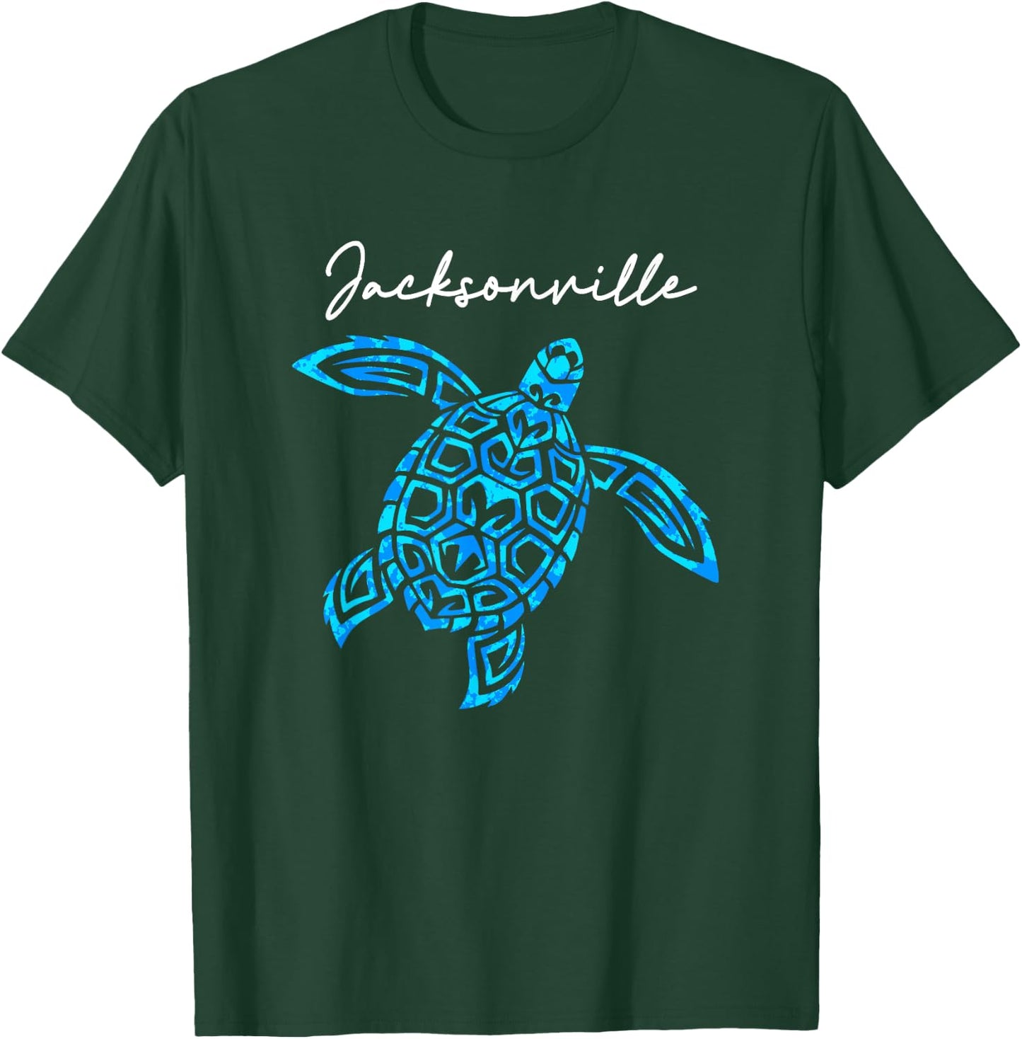 Jacksonville Florida Sea Turtle Vacation Souvenir Boys Girls T-Shirt - T-Shirt | Forest