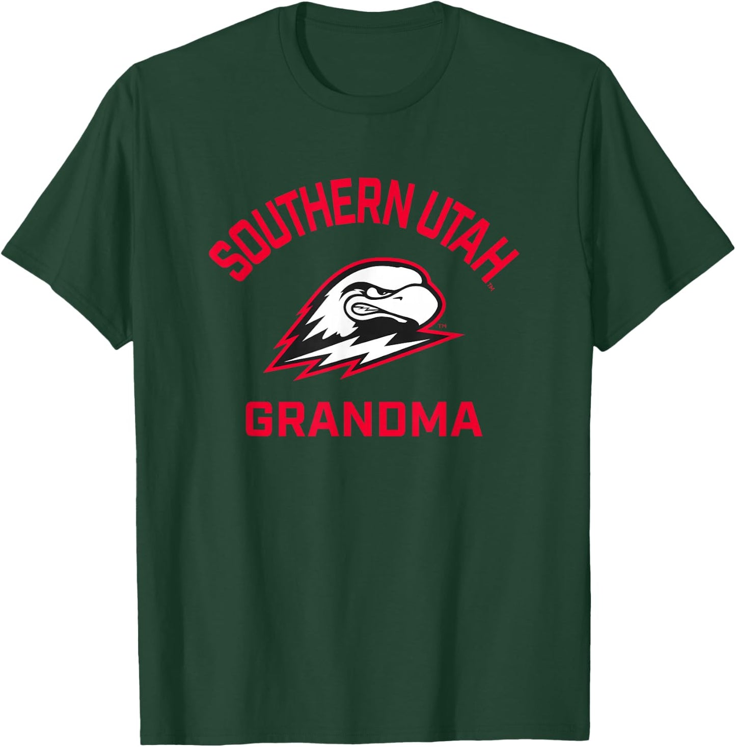 Southern Utah University Thunderbirds Arched Grandma T-Shirt - T-Shirt | Forest