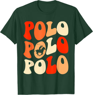 Polo Players Horseback Riding Horse Equestrian Sports T-Shirt - T-Shirt | Forest