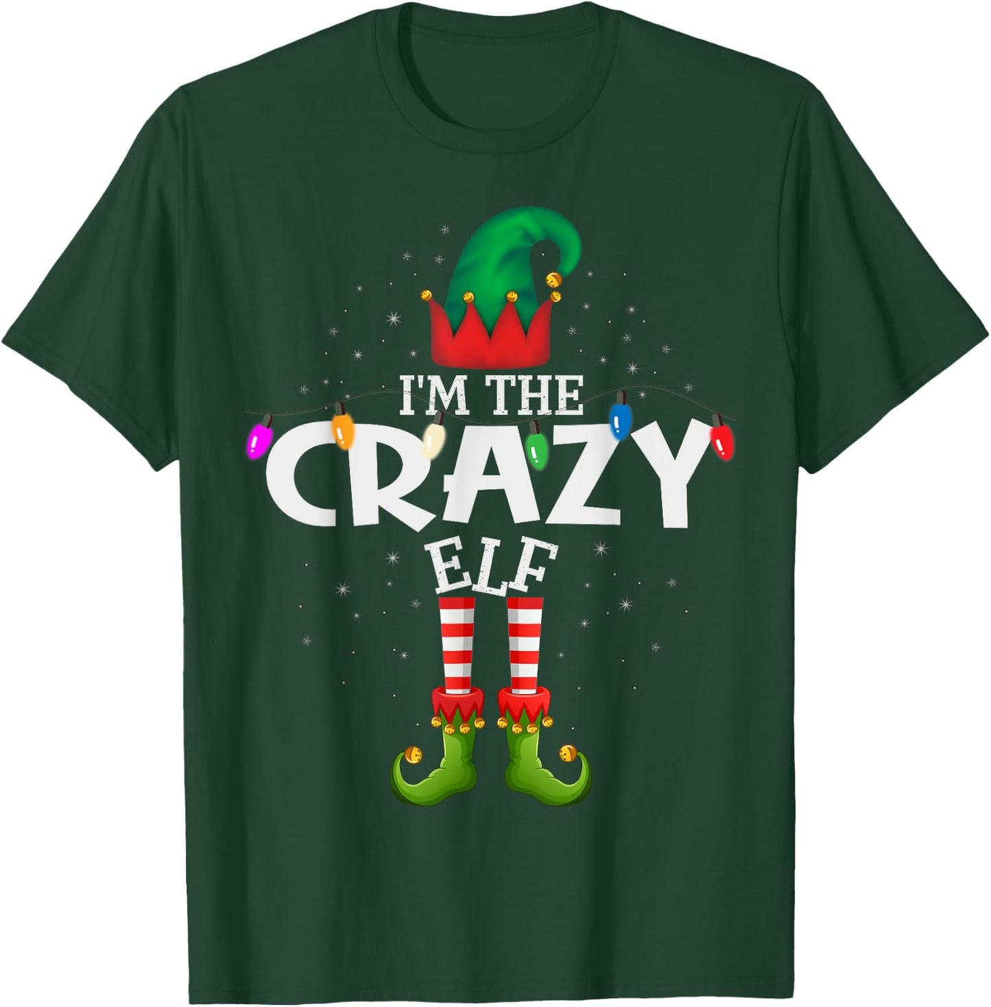 I'm The Crazy Matching Christmas Family T-Shirt - T-Shirt | Forest