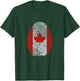 Funny it's in my DNA Canada flag Fingerprint T-Shirt - T-Shirt | Forest