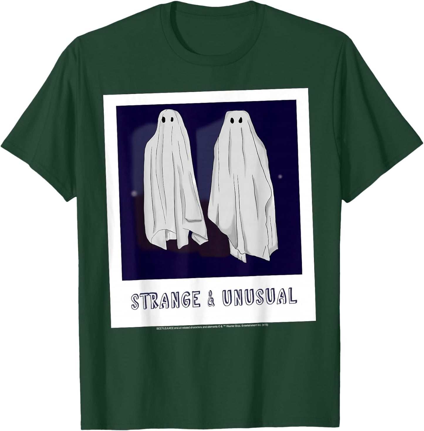 Beetlejuice Ghost Polaroid Strange & Unusual T-Shirt - T-Shirt | Forest