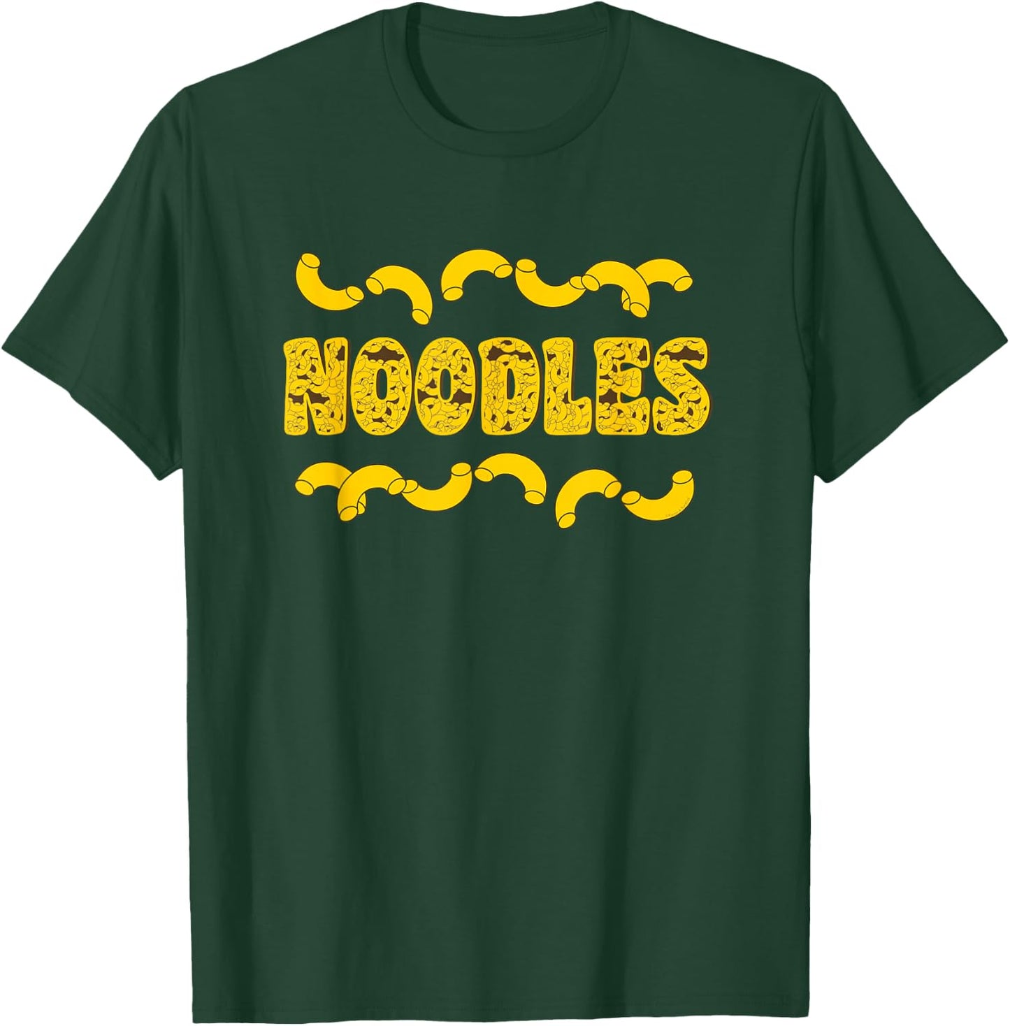 Noodles Text T-Shirt - T-Shirt | Forest