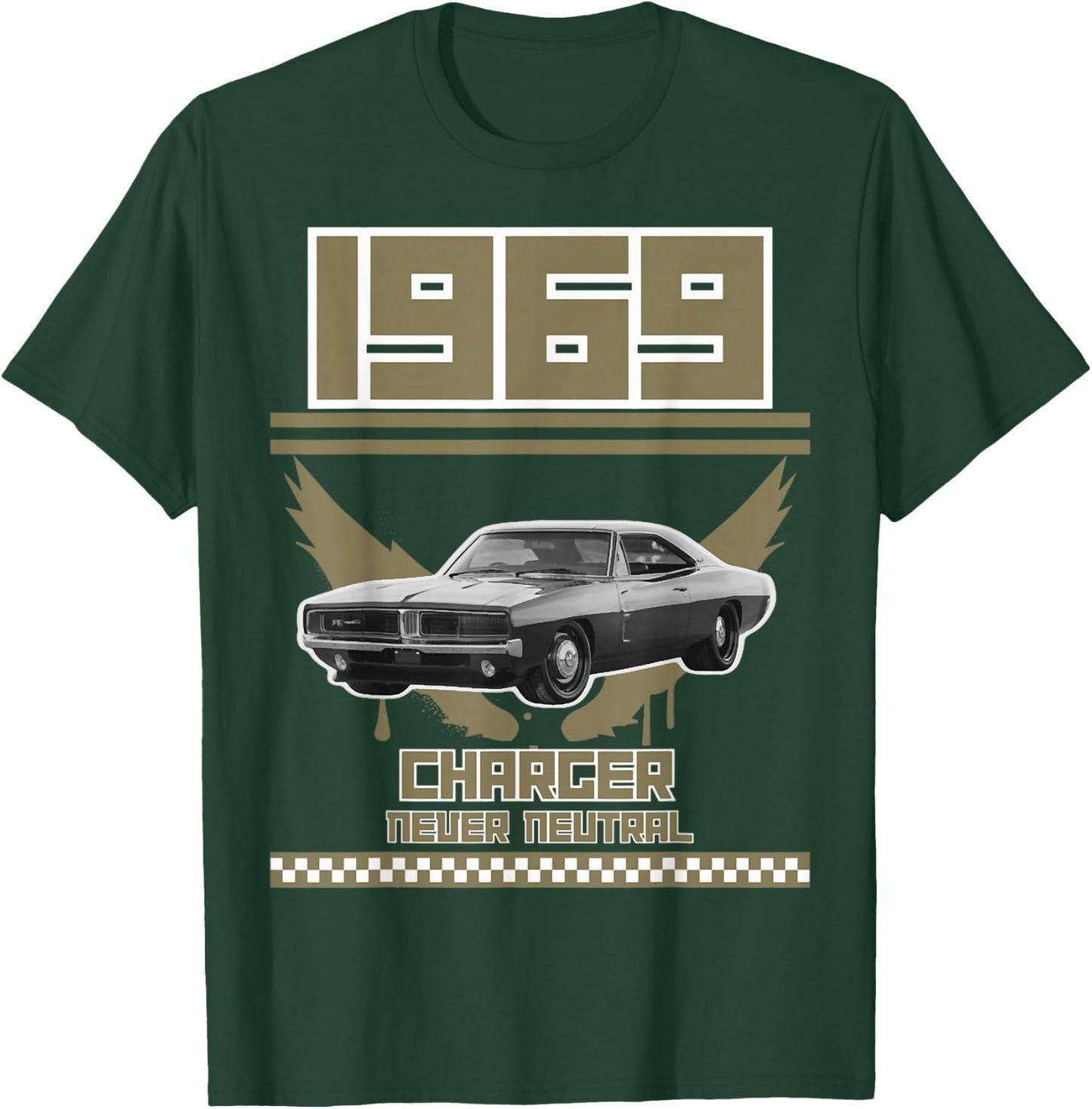1969 69 Charger Pony Car T-Shirt - T-Shirt | Forest