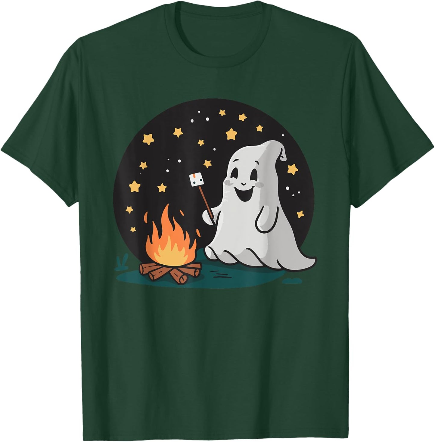 Ghost Camping T-Shirt - T-Shirt | Forest