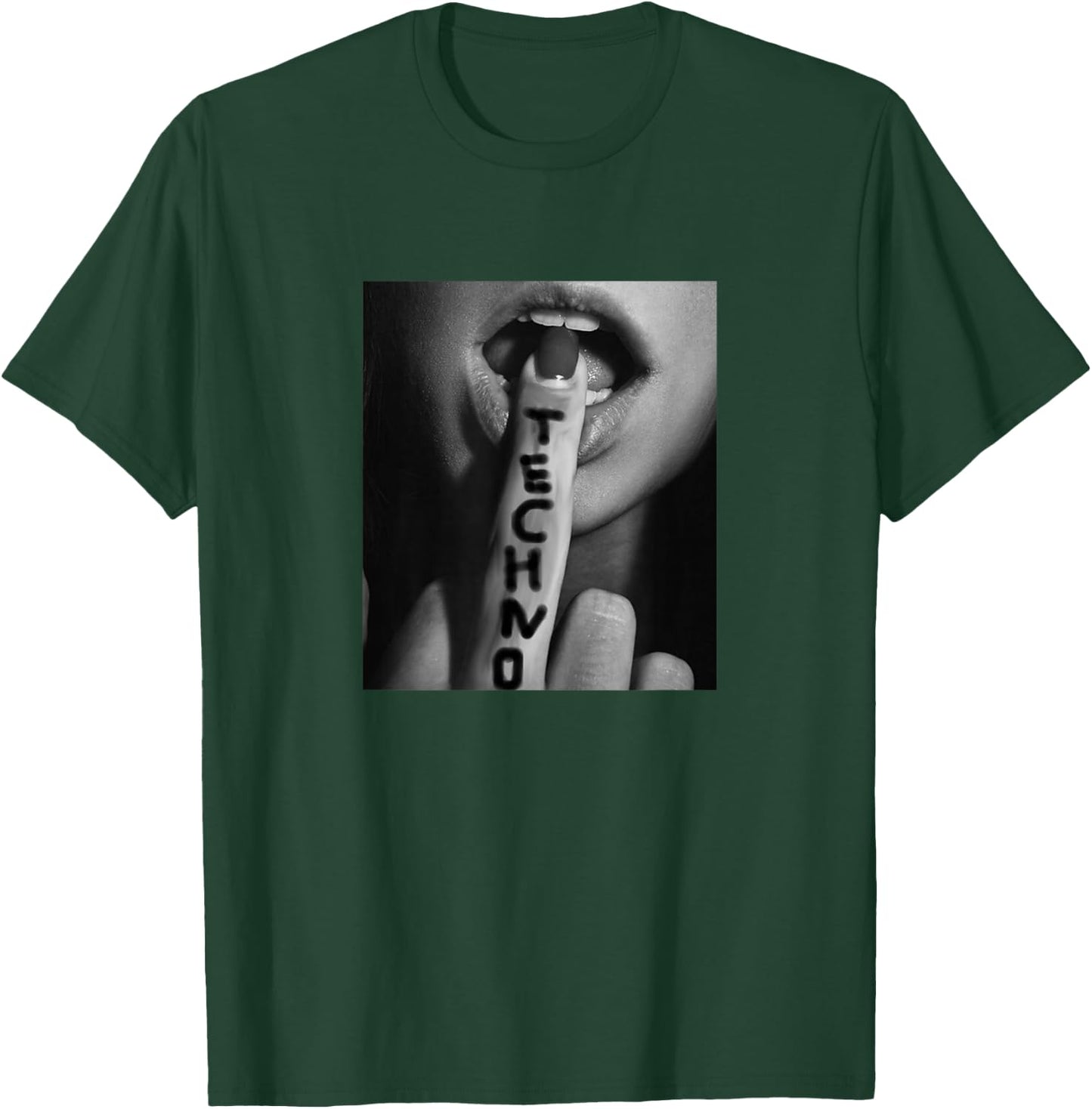 Hot Techno , Sexy Design, Techno Rave T-Shirt - T-Shirt | Forest