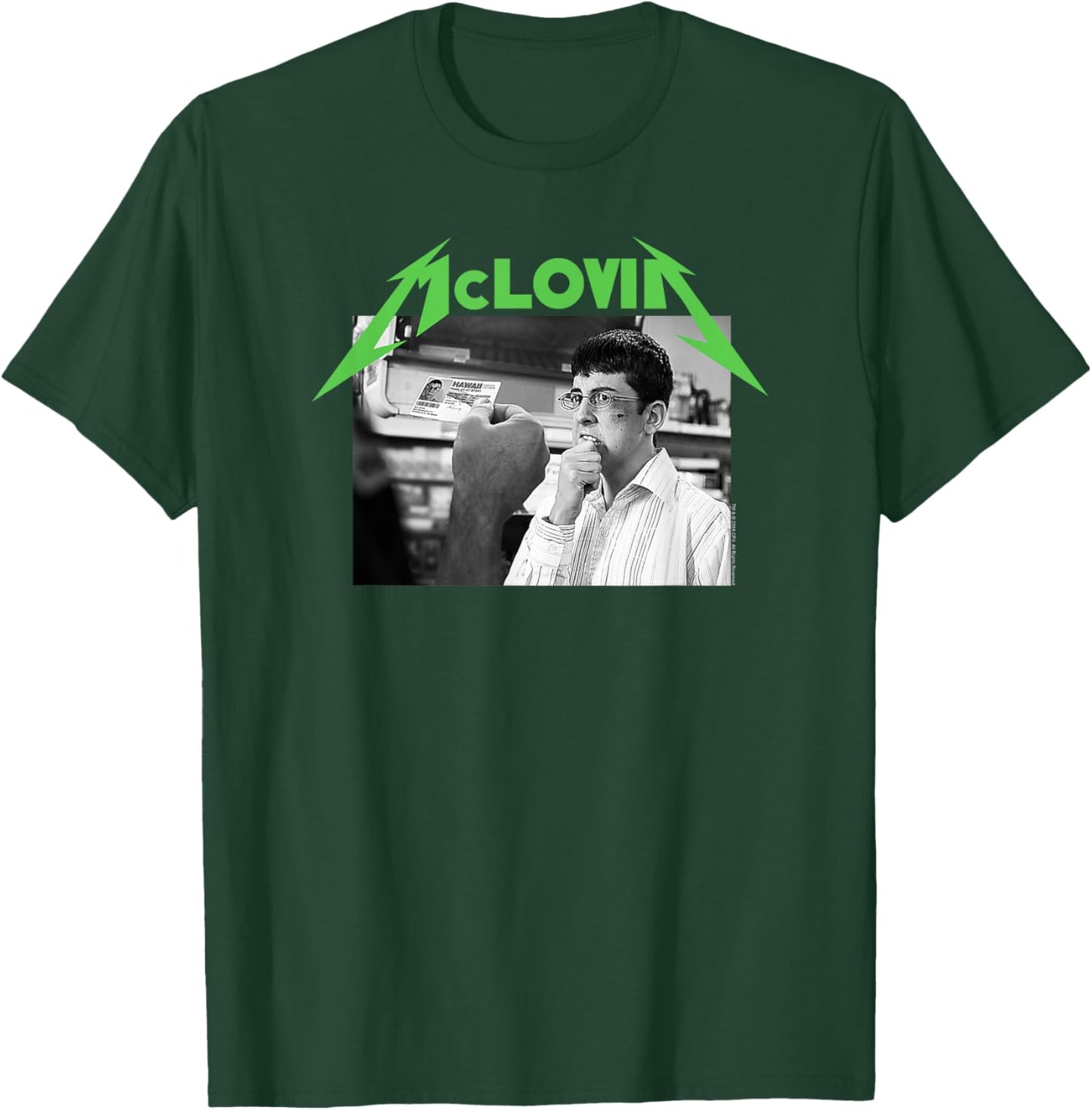 Superbad McLovin Metal T-Shirt - T-Shirt | Forest