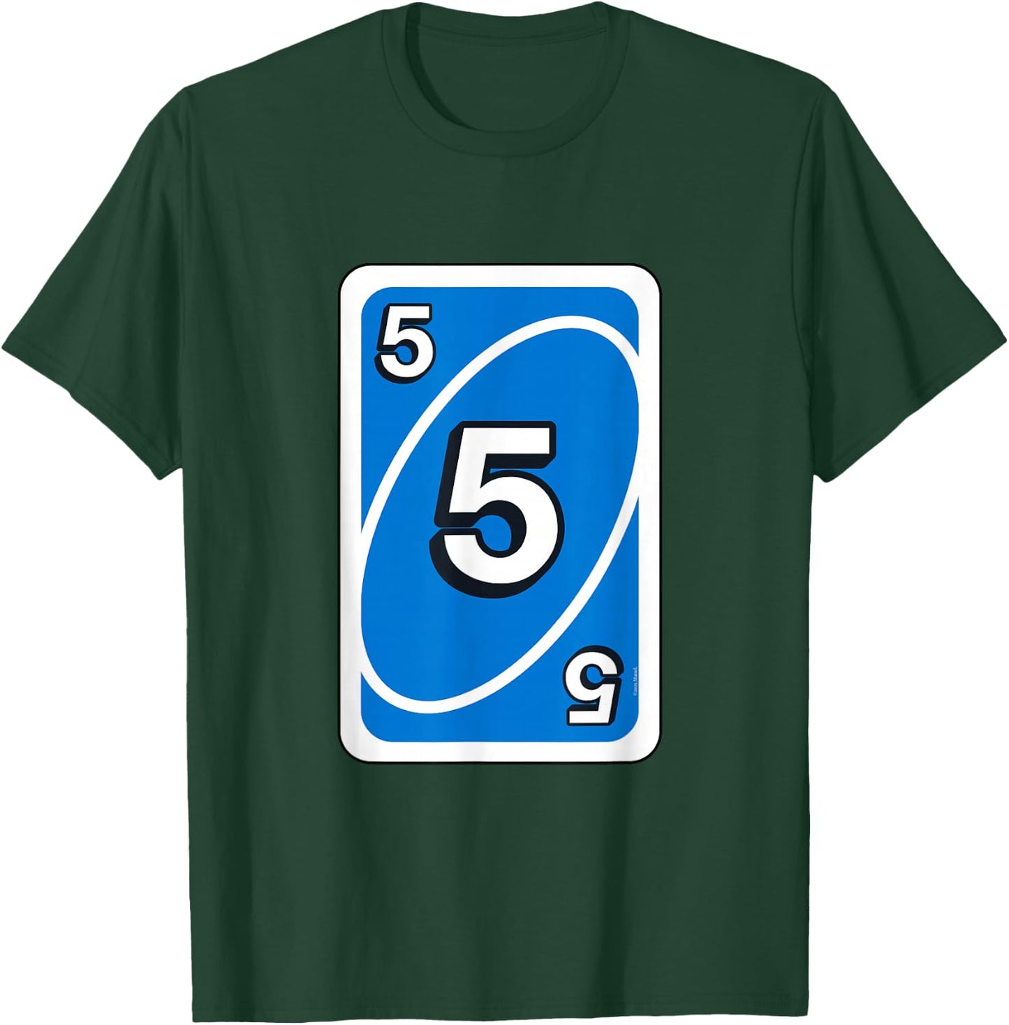 UNO Halloween Blue 5" Card T-Shirt - T-Shirt | Forest