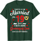 19th Wedding Anniversary 19-Year Married Couple Matching T-Shirt - T-Shirt | Forest