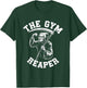 Funny Gym Reaper Skeleton Fitness Workout Halloween Costume T-Shirt - T-Shirt | Forest