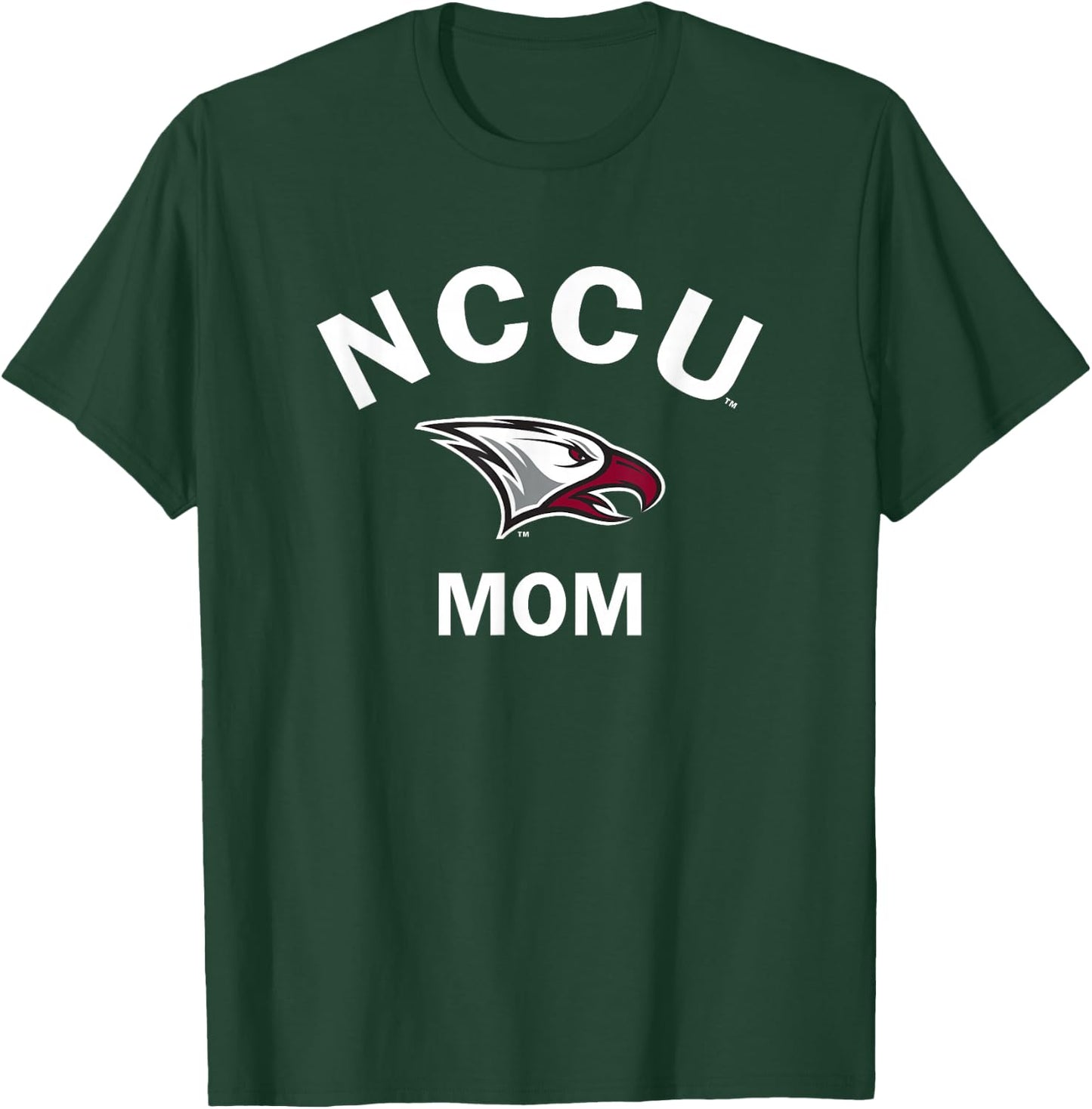 North Carolina Central NCCU Eagle Arched Mom T-Shirt - T-Shirt | Forest