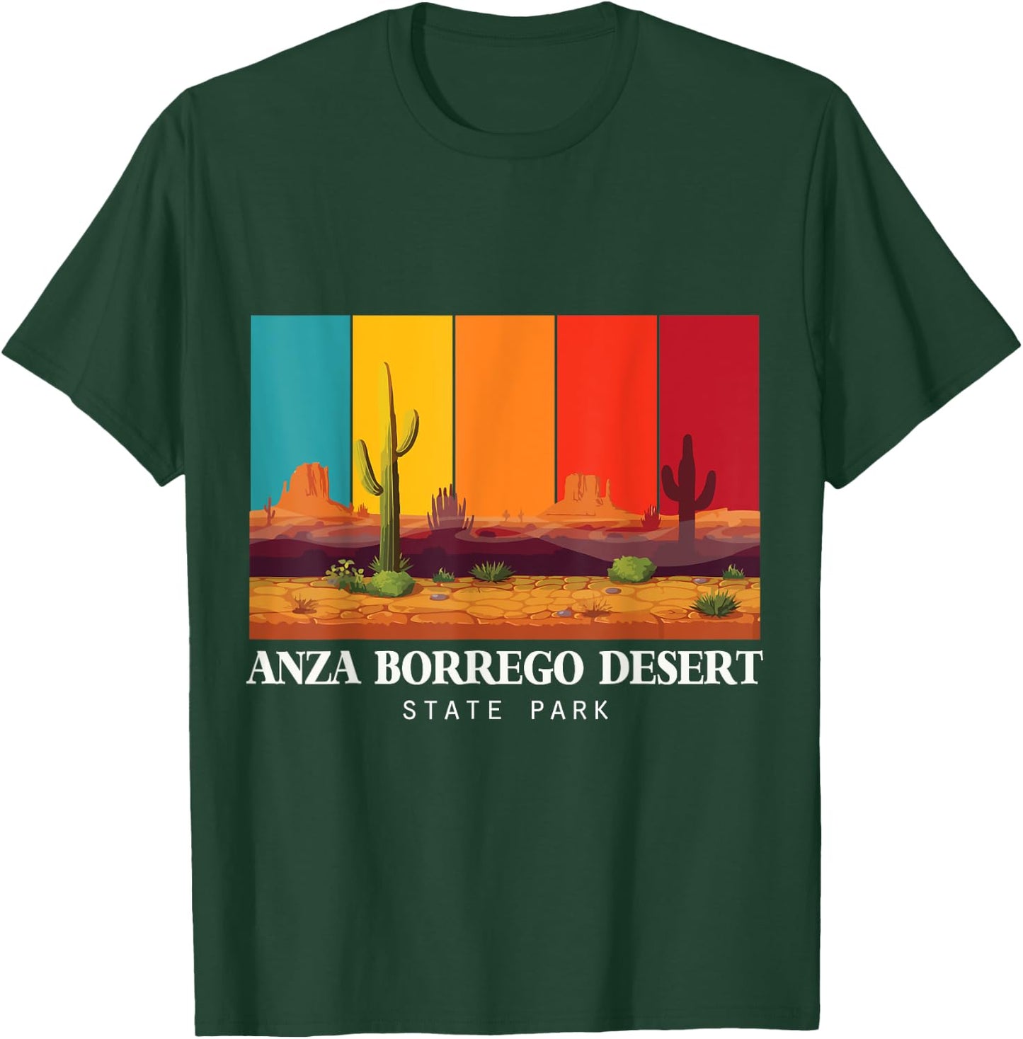 Anza Borrego Desert State Park Cactus Souvenir Colorado T-Shirt - T-Shirt | Forest