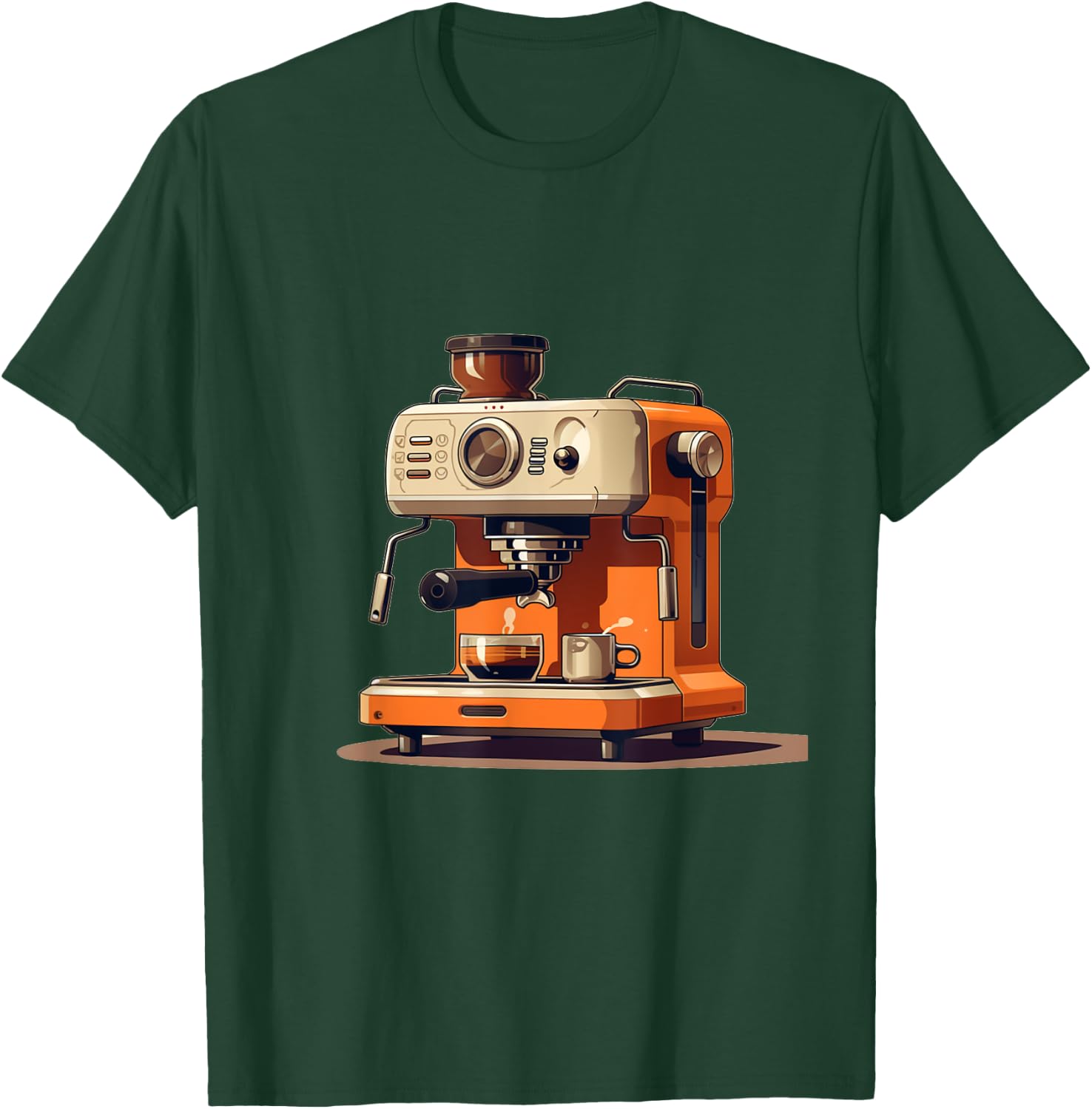 Professional Bean-to-cup coffee machine costume T-Shirt - T-Shirt | Forest