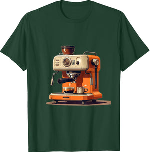 Professional Bean-to-cup coffee machine costume T-Shirt - T-Shirt | Forest