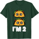 2nd Birthday Tacos Im 2 Years Old Mexican Boys Girls Kids T-Shirt - T-Shirt | Forest