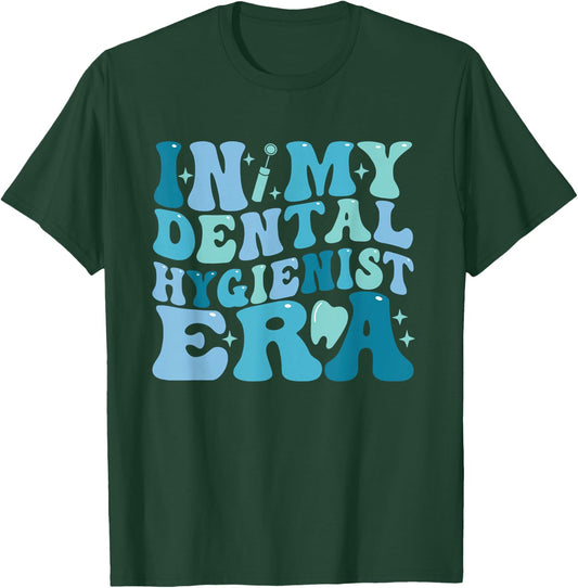 Retro in My Dental Hygienist Era Dentist Dental Student T-Shirt - T-Shirt | Forest