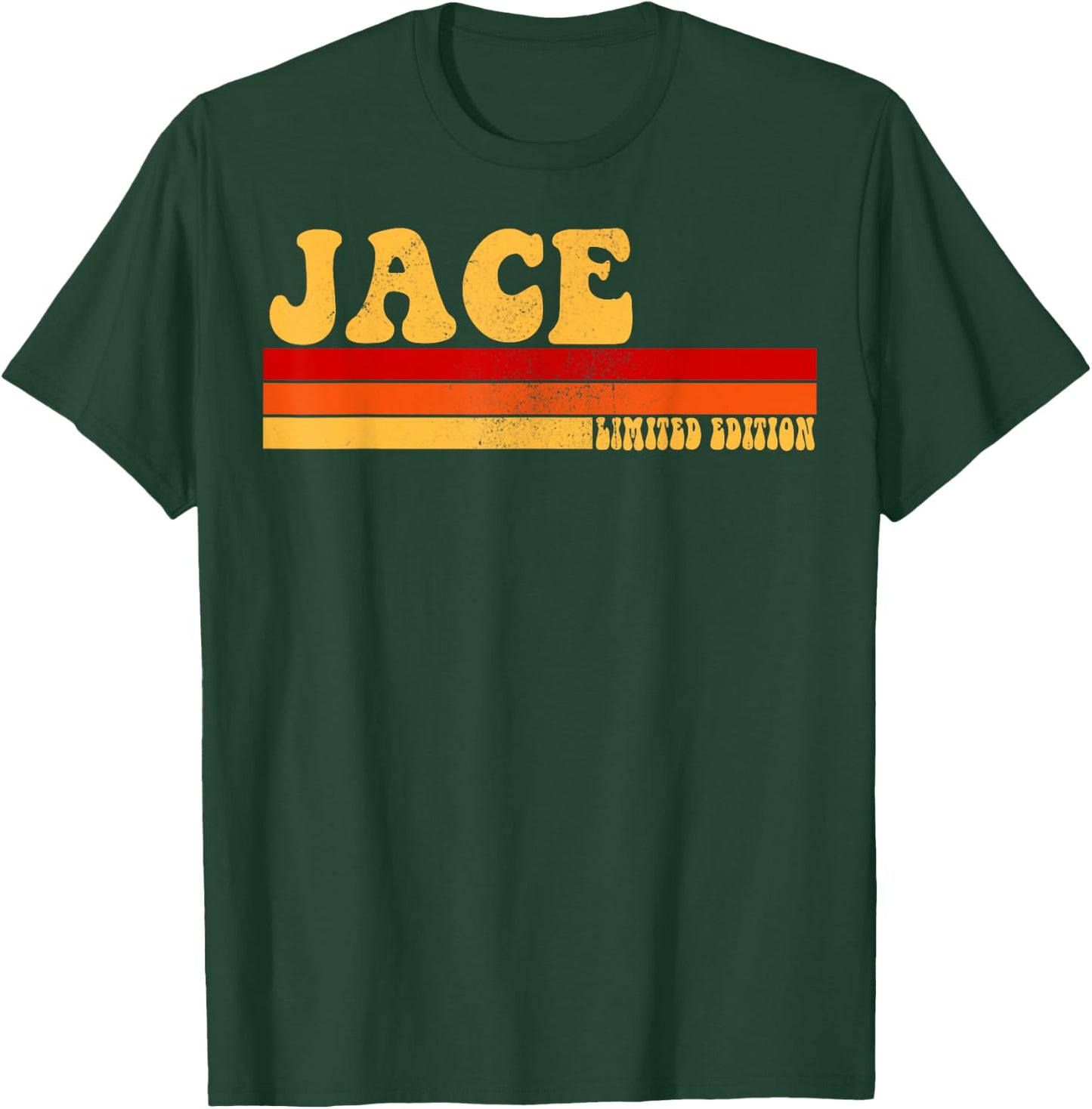 JACE Name Personalized Idea Men Retro Vintage JACE T-Shirt - T-Shirt | Forest