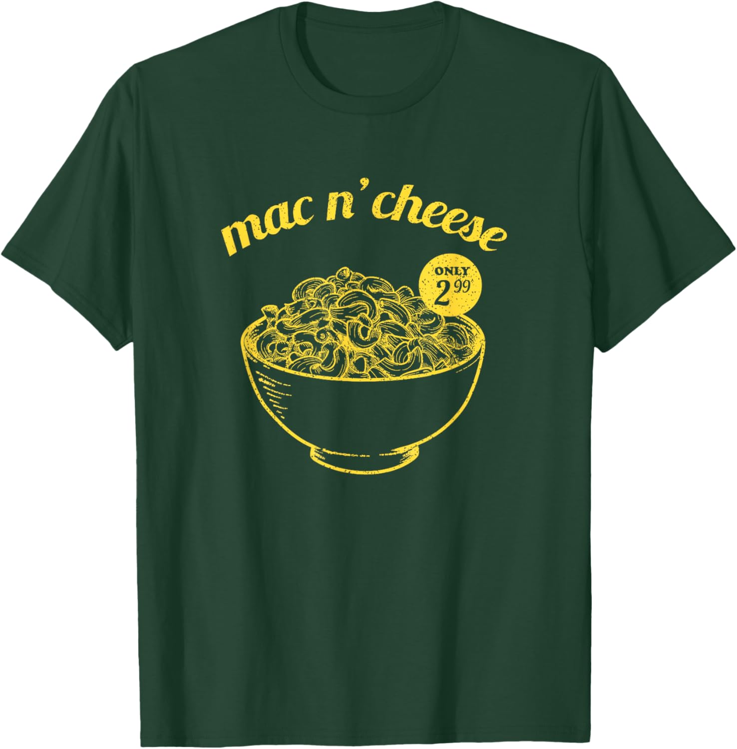 Mac n Cheese - Retro Vintage Mac n'cheese T-Shirt - T-Shirt | Forest