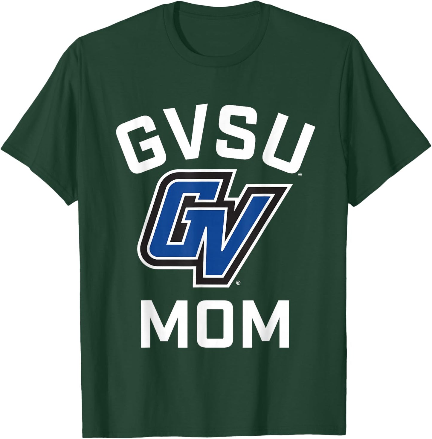 Grand Valley State University GVSU Lakers Arched Mom T-Shirt - T-Shirt | Forest