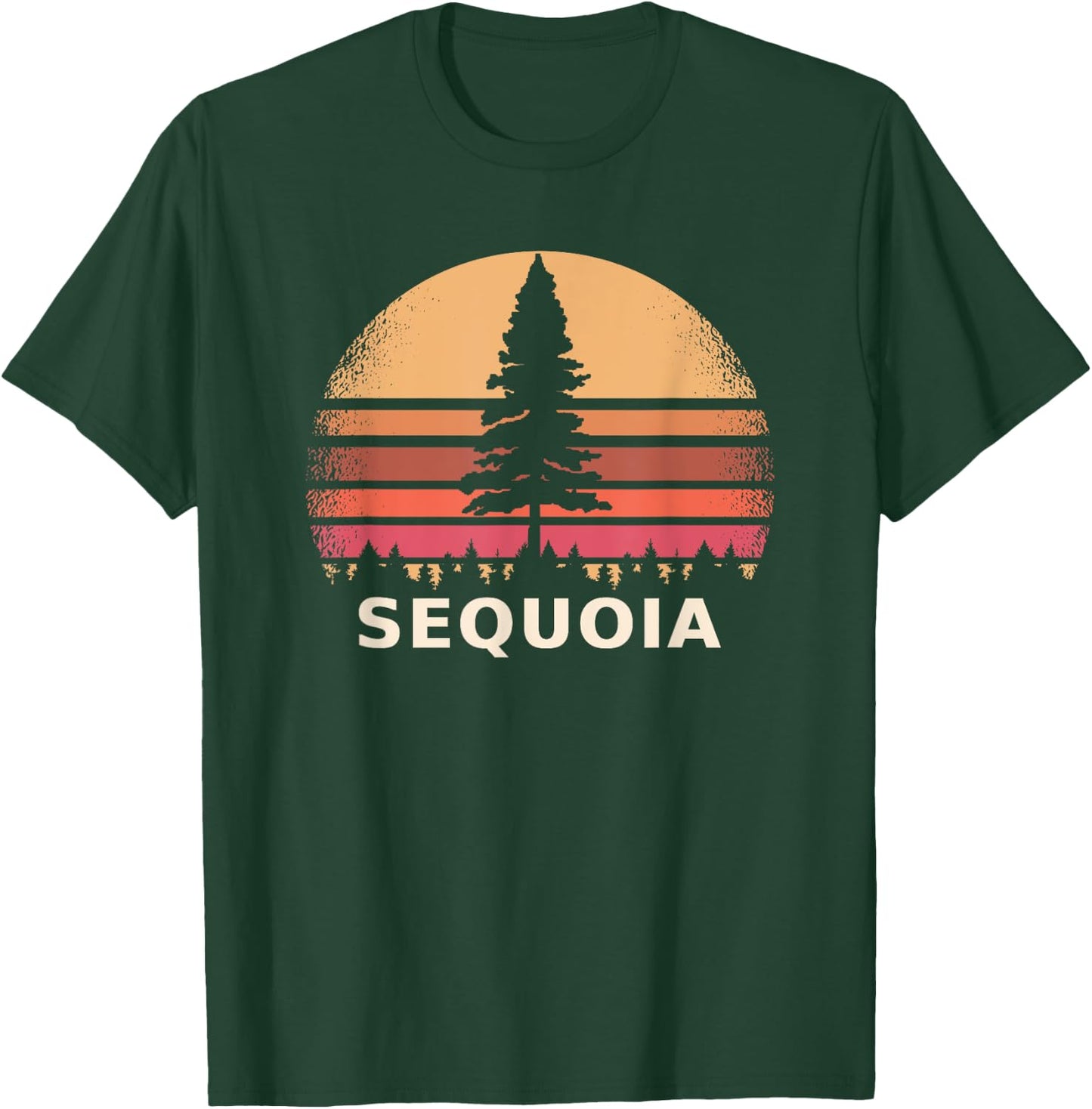 Sequoias Tree Sequoia National Park T-Shirt - T-Shirt | Forest