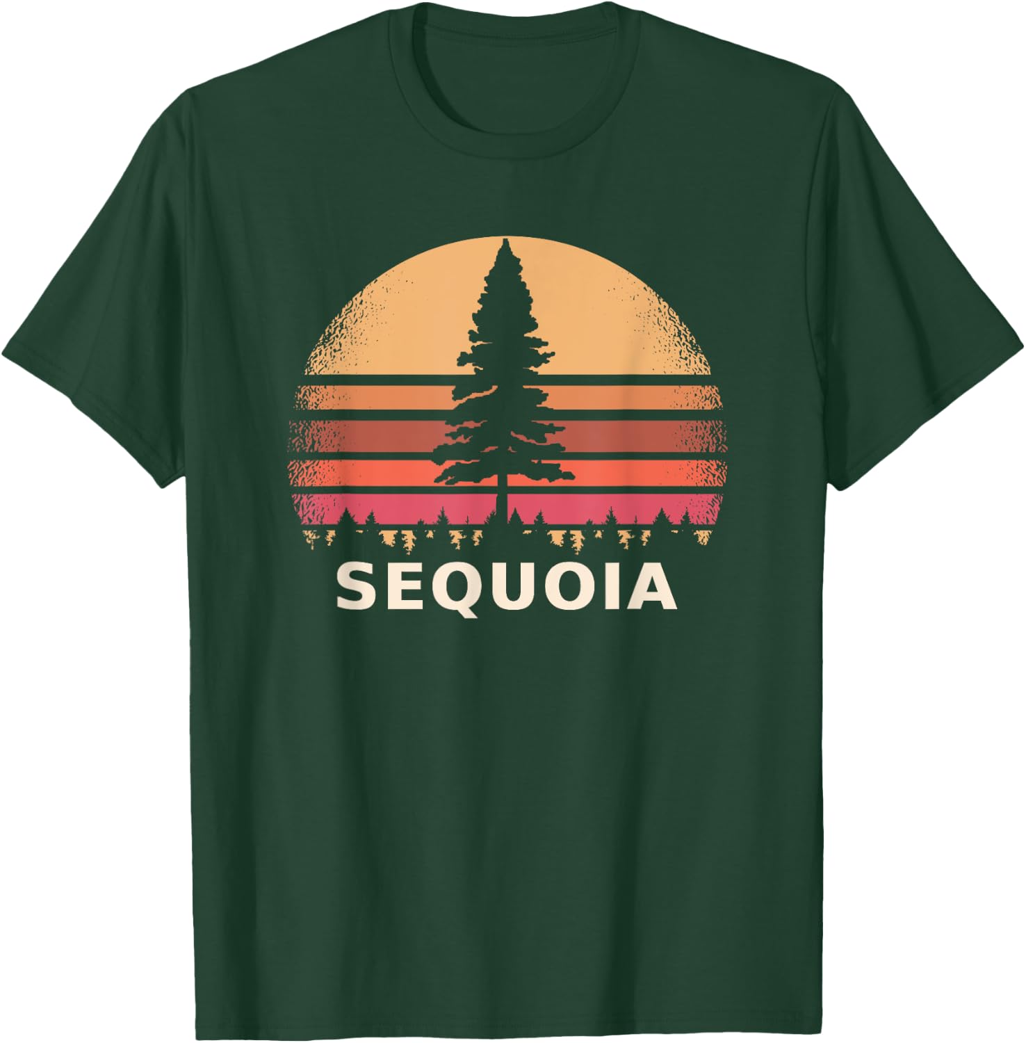 Sequoias Tree Sequoia National Park T-Shirt - T-Shirt | Forest