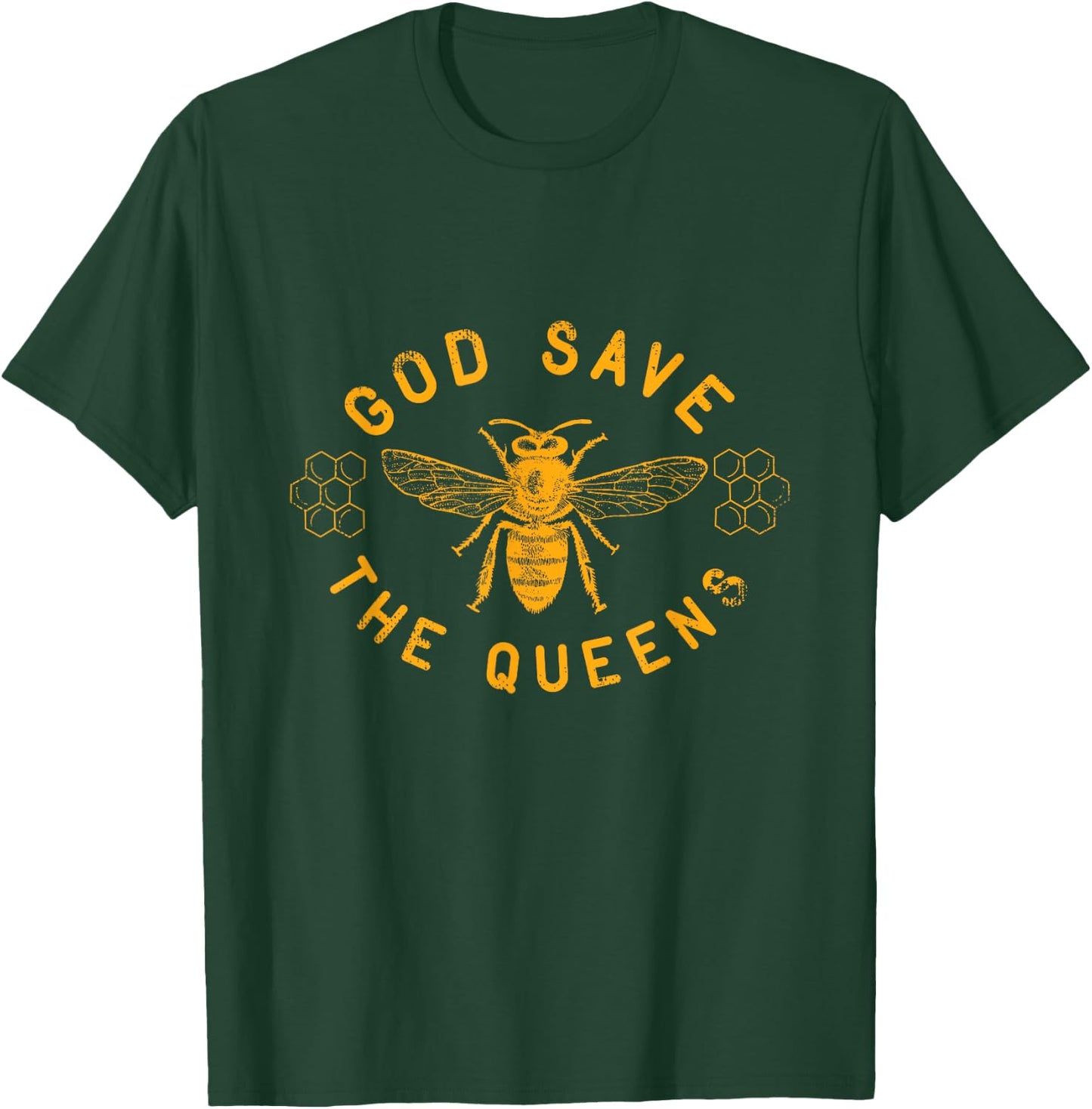 Bee Lovers God Save the Queen T-Shirt - T-Shirt | Forest