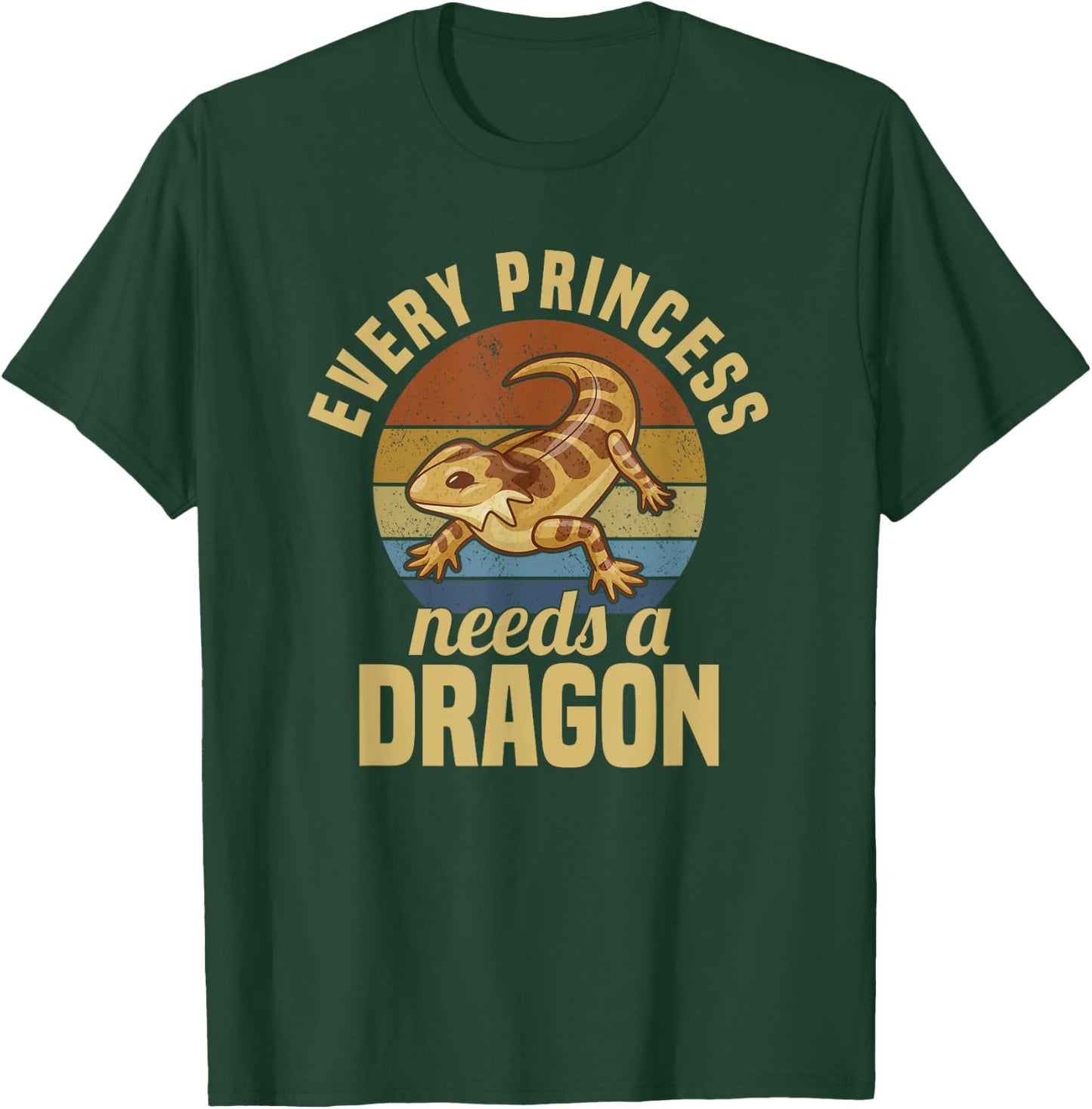 Bearded Dragon Lizard Reptile Pet T-Shirt - T-Shirt | Forest