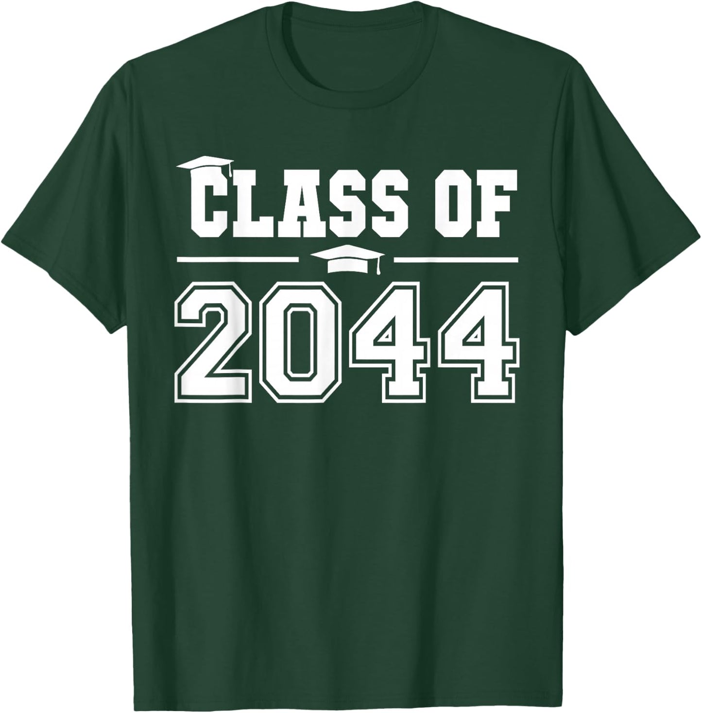 Class of 2044 Grow With Me First Day of School Graduation T-Shirt - T-Shirt | Forest