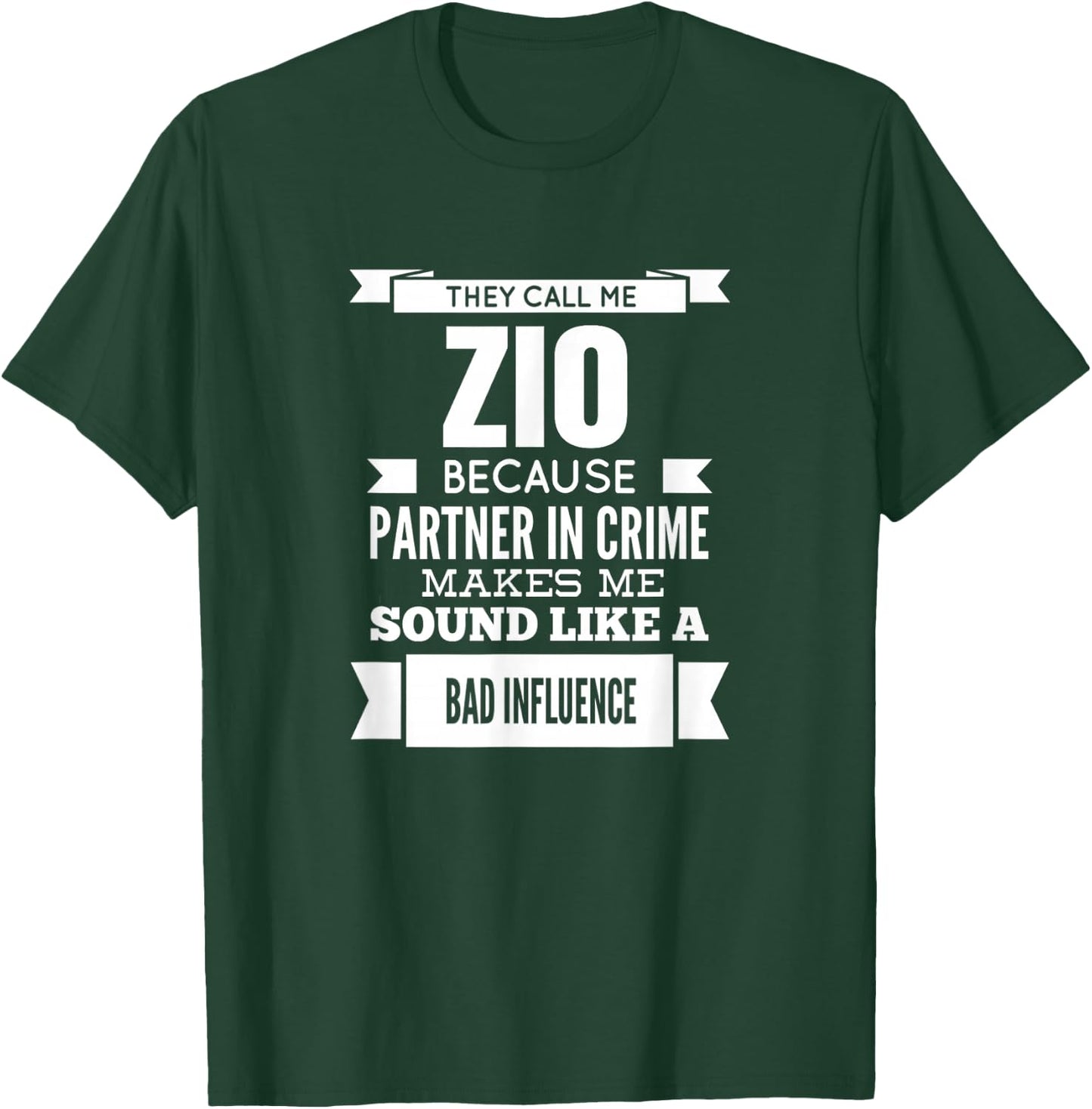 They Call Me Zio Italian Uncle T-Shirt - T-Shirt | Forest