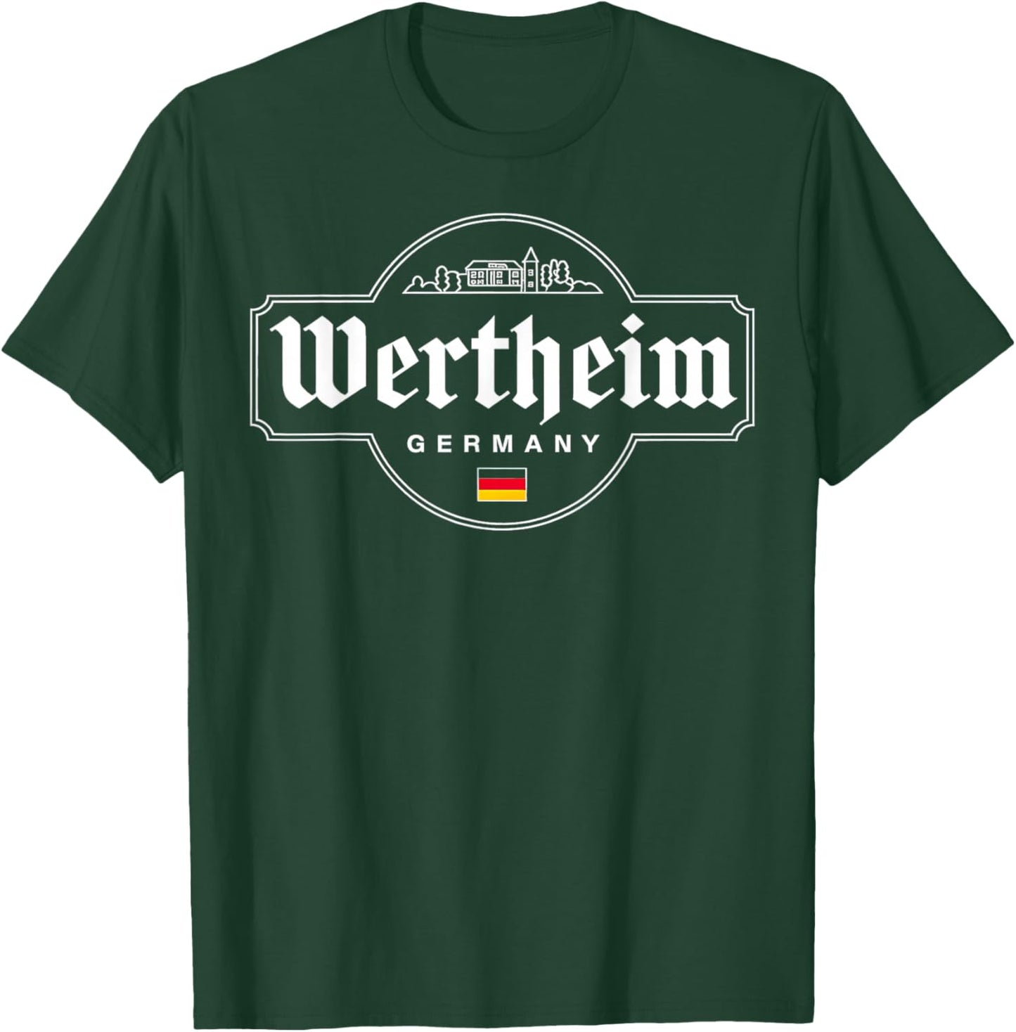 Wertheim Germany City Travel Vintage Style T-Shirt - T-Shirt | Forest