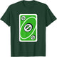 UNO - Green Skip Card T-Shirt - T-Shirt | Forest