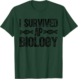 I Survived AP Biology AP Bio Exam T-Shirt - T-Shirt | Forest