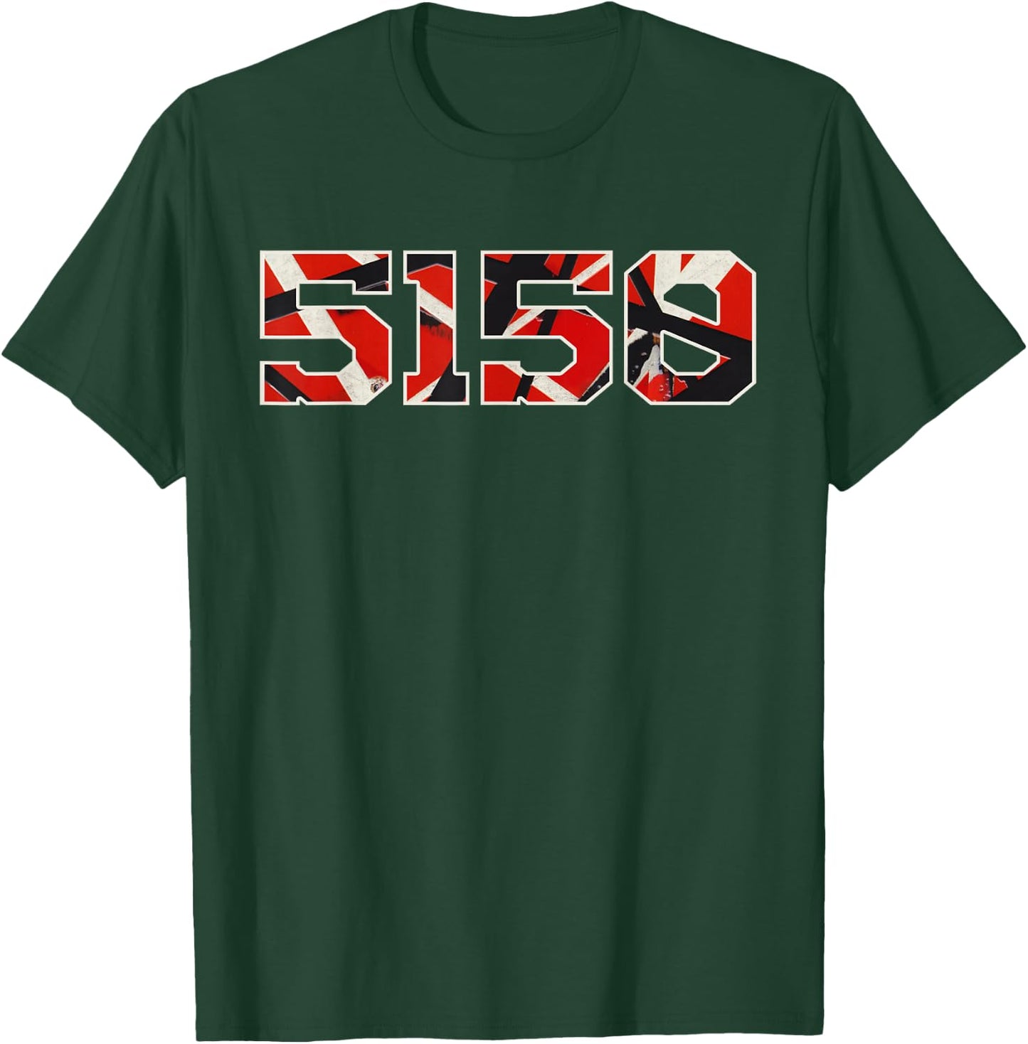 Vintage Art 5150 Graphic Musician Funny Apparel For Lovers T-Shirt - T-Shirt | Forest