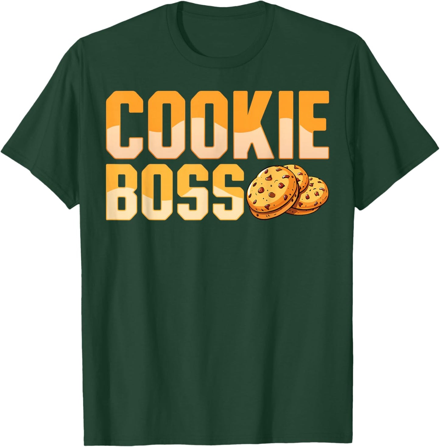 Cookie Boss - Cookie Baker Baking Gifts Funny Cookie Dealer T-Shirt - T-Shirt | Forest