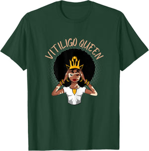 Vitiligo Queen T-Shirt - T-Shirt | Forest