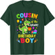 Cousin Of The Birthday Boy T-Rex Funny Dinosaur Boy Party T-Shirt - T-Shirt | Forest