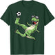 T-Rex Playing Soccer Dinosaur Soccer Player T-Shirt - T-Shirt | Forest