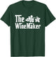 The Wine Maker Vinyard Winery wine making Grapes Winemaker T-Shirt - T-Shirt | Forest